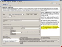 Figure 2: The e-learning tool JCrypTool includes a plug-in that demonstrates the possibilities of kleptography.