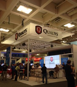 The Qualys booth at this year's RSA Conference in San Francisco 