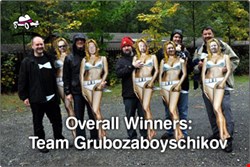 Team Grubozaboyschikov were the overall winners of the White Hat Rally 
