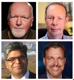 Mark Leary (top left), Andrew Coward (top right), Gaurav Rastogi (bottom left), Kevin Deierling (bottom right)