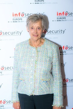 Dame Stella Rimington, speaking at Infosecurity Europe 2017