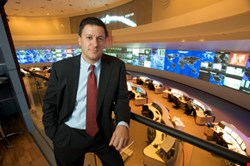 Ed Amoroso at AT&T's Global Network Operations Center in Bedminster, New Jersey