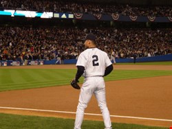 Move over Derek Jeter? If he wasn’t doing security for AT&T, Amoroso says his dream was to be short stop for the New York Yankees (Image by Elias H. Debbas II/Shutterstock.com)