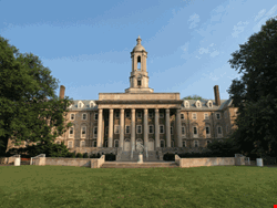 Penn State's "Old Main" administration building