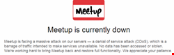 Meetup suffering prolonged DDoS attack
