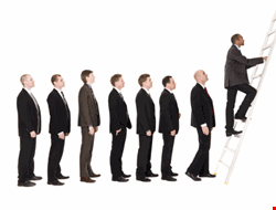 Today’s CISOs have to climb the career ladder, but Dorey compares his journey to CISO as standing on a rising platform