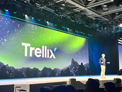 Bryan Palma, CEO of Trellix, delivering his keynote at RSA Conference