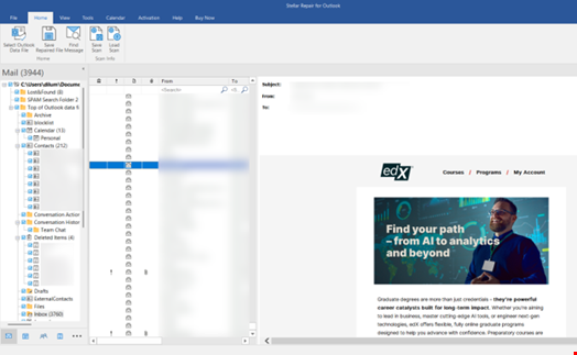 Preview the repaired file