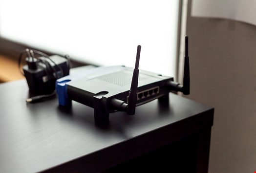 Small office/home office (SOHO) router. Credit: Shutterstock/tomeqs