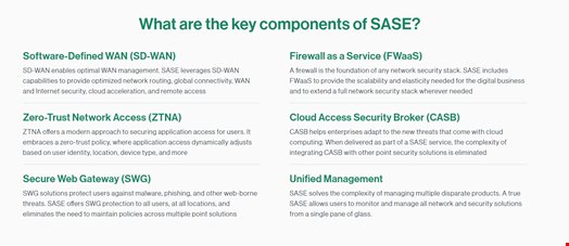 Source: What is SASE? Secure Access Service Edge (Cato Networks)