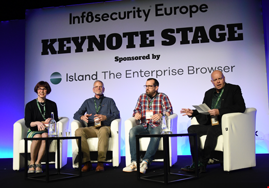 From left to right: Sue Walnut, Product Director UK & Ireland, Vix Technology; Ian Speller, CISO, Smart DCC Ltd; Johnny Heard, VP of Information Security & Enterprise Tech, Paddle; Barry Coatesworth, Cyber Security Advisor, UK Government